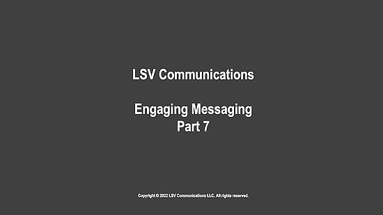 Engaging Messaging 7